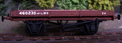 Cambrian C093W LMS 1 Plank Low Sided Open Wagon Kit OO Gauge